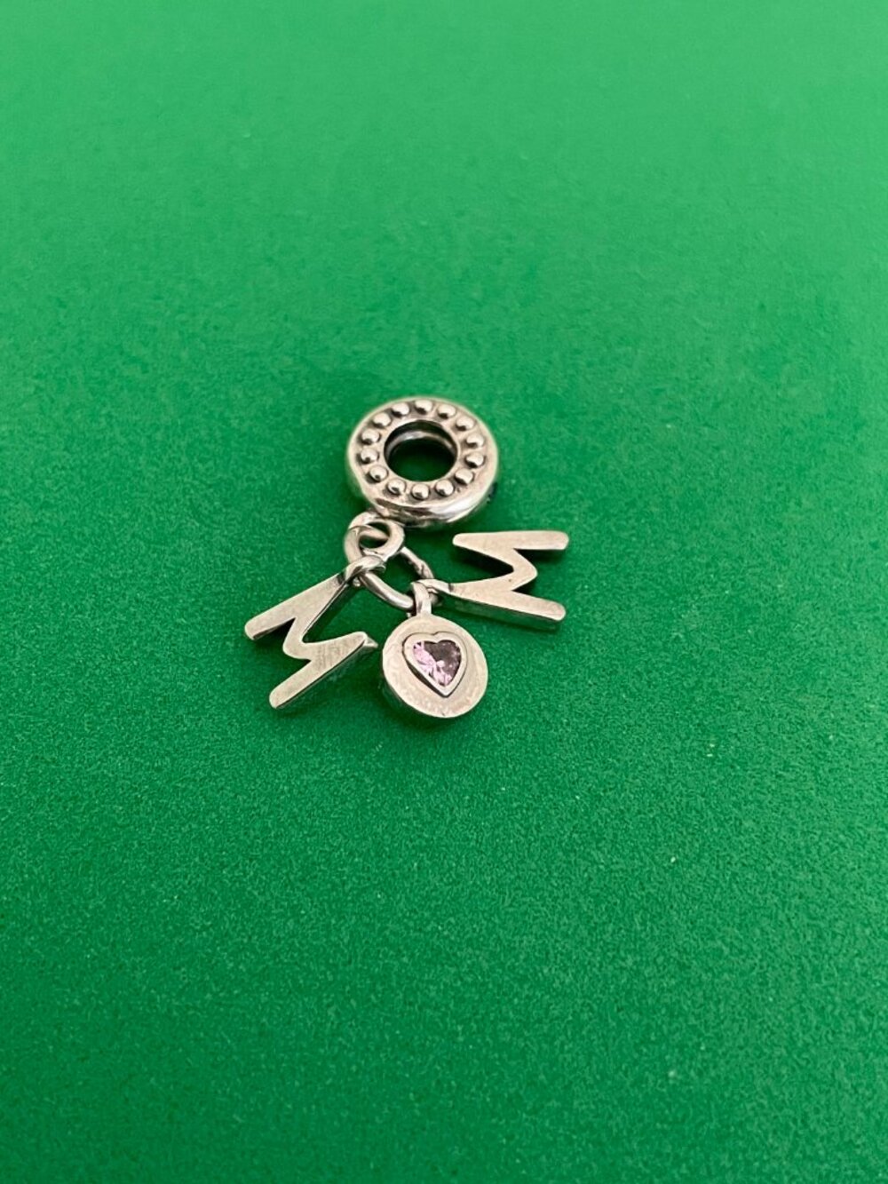 Pandora Mom Letters Dangle Charm Sterling silver Charm - Picture 2 of 6